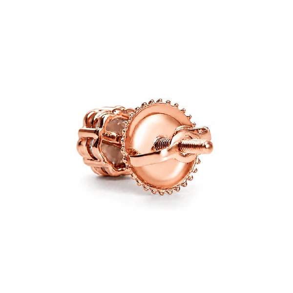 Flower Stud Earrings 14k   0.50ctw