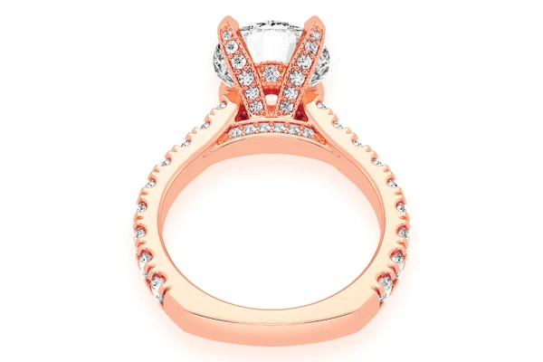 Thinn - 3.00ct Round Diamond - Diamond Engagement Ring - All Natural