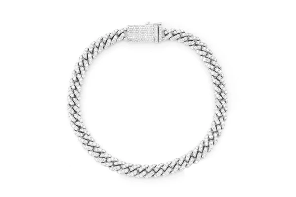 4MM Miami Cuban Diamond Bracelet 14k Solid Gold 1.50ctw
