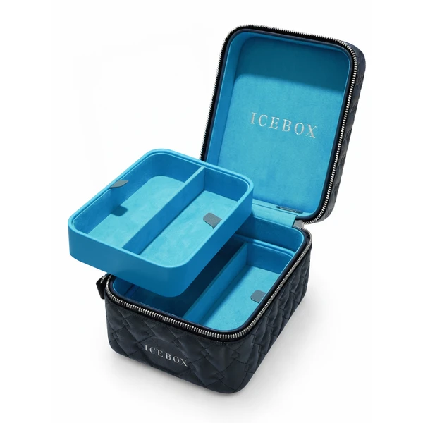 Icebox Leather World Traveler Jewelry Case - 4 Sunglasses Medium