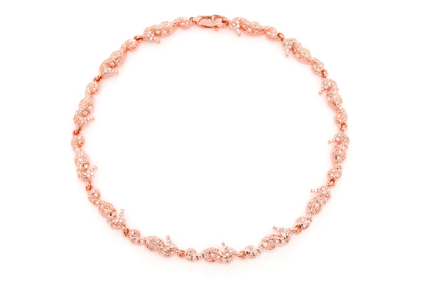 Seahorse Eternity Diamond Bracelet 14k Solid Gold 1.35ctw