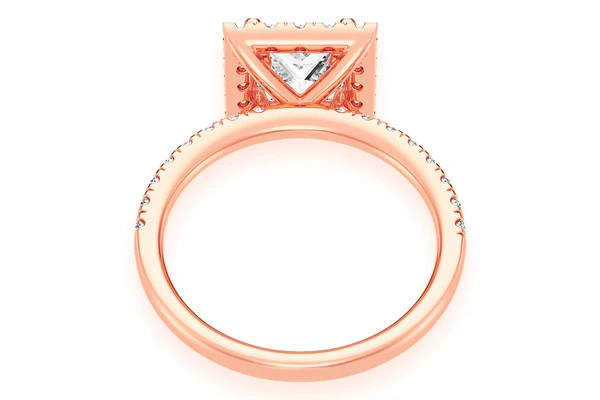 Thav - 1.00ct Princess Cut Solitaire - Diamond Engagement Ring - All Natural