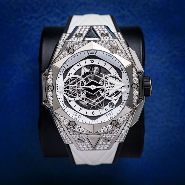 Hublot Sang Bleu Ii Factory Diamonds White Strap My2022 [418.nx.2001.rx.1604.mxm20] - Wc