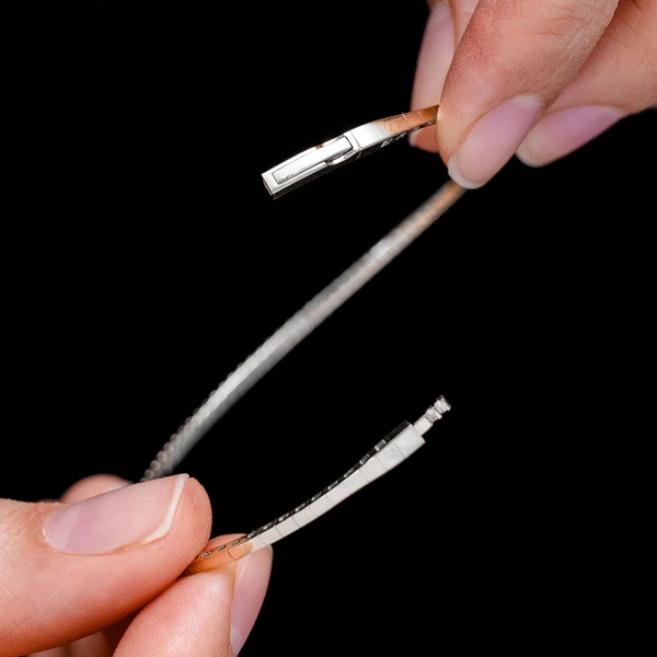 Prong Set Diamond Flex Tennis Bangle Bracelet 14k Solid Gold 0.70ctw