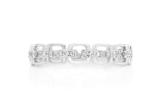 Square Link Ring 14k   
