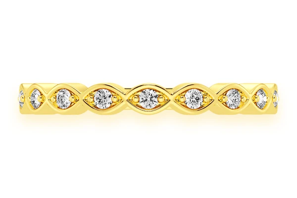 Marquise Bezel Shape Diamond Band 14k Solid Gold 0.20ctw