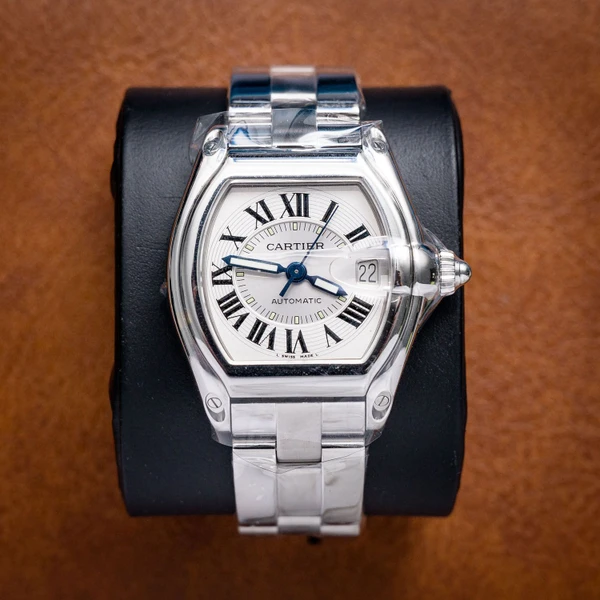 Cartier - Roadster GMT Midsize - Stainless Steel