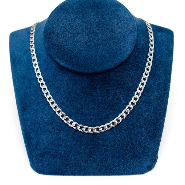 5MM Sterling Silver Flat Curb Chain