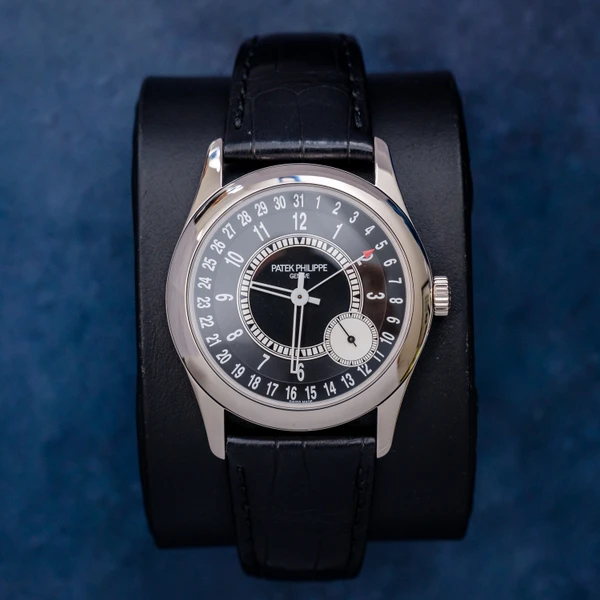 Patek Philippe Calatrava 6006g-001 - Black Leather