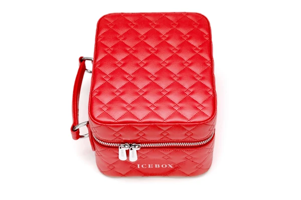 Icebox Leather World Traveler Jewelry Case - 4 Watches Medium