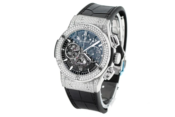 Hublot - Classic Fusion Aerofusion Titanium PavÃ© - 525.nx.0170.lr.1704 - Titanium (mb16)