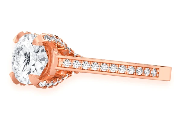 Chant - 2.00ct Round Solitaire - Knife Edge - Diamond Engagement Ring - All Natural