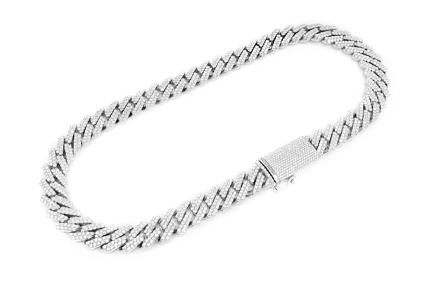 16MM Raised Cuban Diamond Necklace 14k Solid Gold 33.00ctw