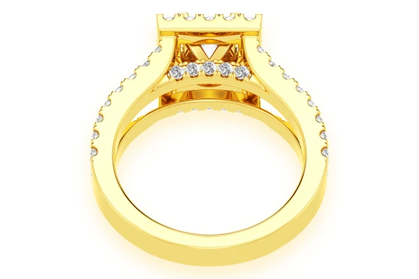 Sphinx - .75ct Princess Cut Solitaire - Diamond Engagement Ring - All Natural