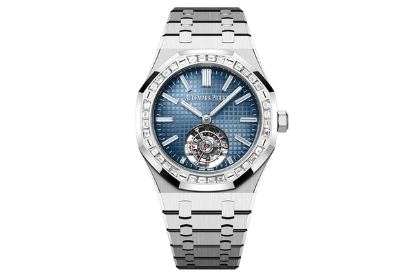 Audemars Piguet - Royal Oak Tourbillon - 26535pt.zz.1220pt.01 - Platinum - Diamond Baguettes