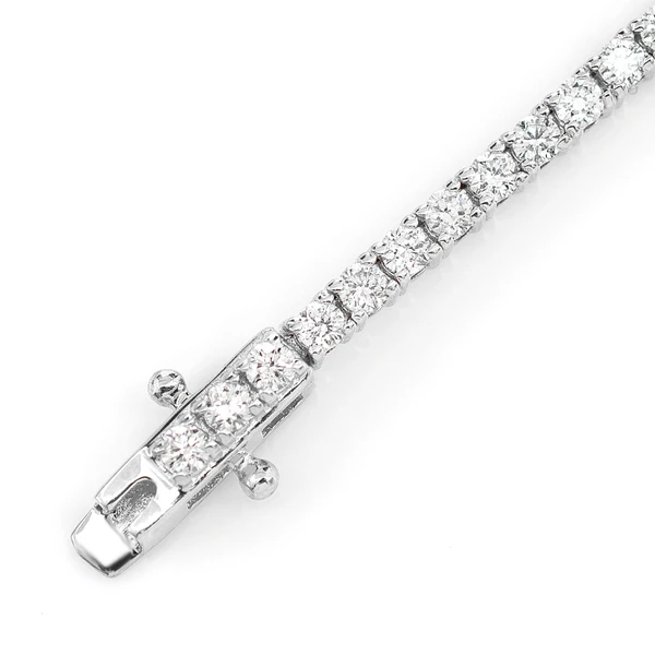 2pt Prong Set Diamond Tennis Bracelet 14k Solid Gold 1.50ctw