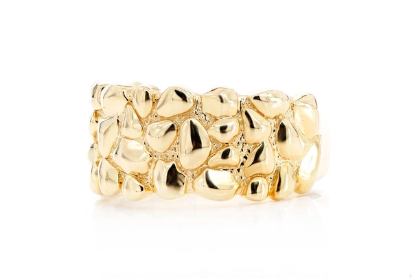 Nugget Band 14k Solid Gold