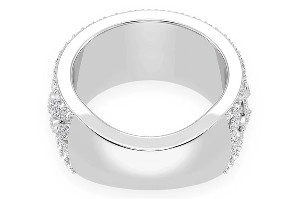 Miami Cuban Diamond Ring 14k Solid Gold 1.50ctw