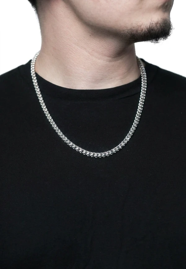 Sterling Silver Diamond-Cut Franco Chain