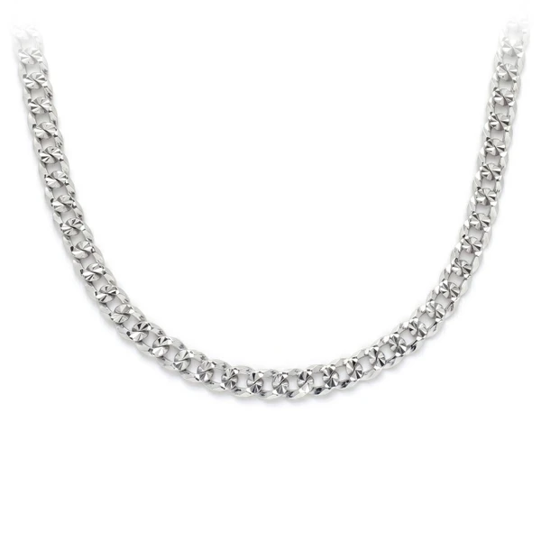 3MM Sterling Silver Flat Curb Chain