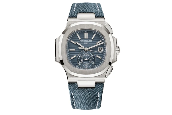 2024 Patek Philippe - Nautilus Flyback Chronograph - 5980/60g - White Gold Denim (rb553)