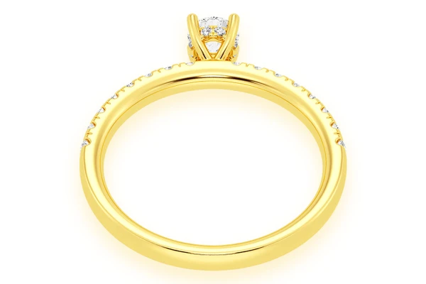 Thinn - .25ctw Round - Diamond Engagement Ring - All Natural