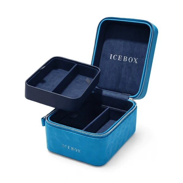 Icebox - Icebox Leather World Traveler Jewelry Case - 4 Sunglasses
