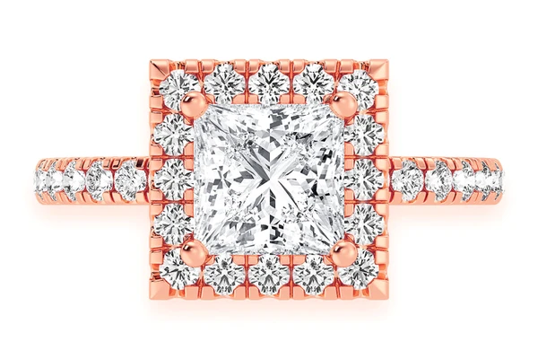 Thav - 1.00ct Princess Cut Solitaire - Diamond Engagement Ring - All Natural