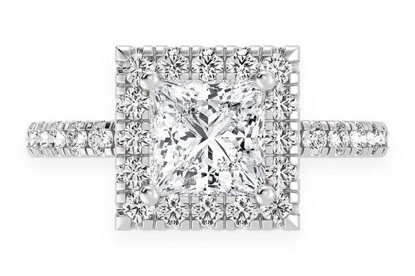 Thav - 1.00ct Princess Cut Solitaire - Diamond Engagement Ring - All Natural