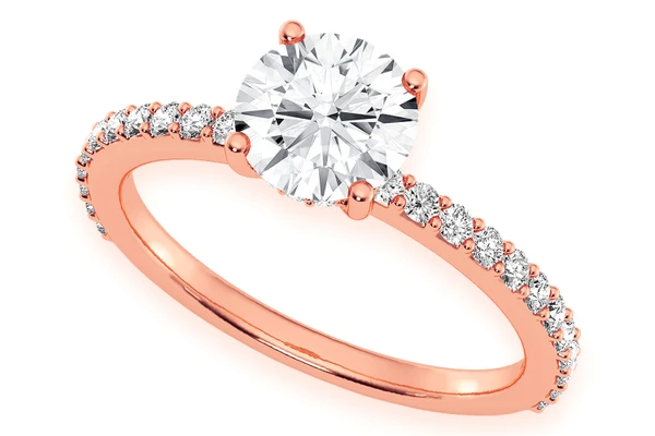 1.00ct Round Solitaire - Diamond Engagement Ring - All Natural