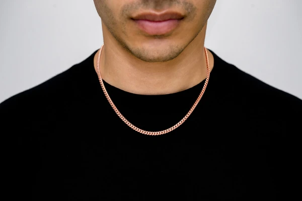4MM Miami Cuban 14k Solid Gold Chain