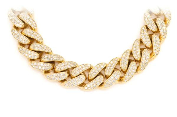 14MM Miami Cuban Link Diamond Necklace 14k Solid Gold 22.00ctw