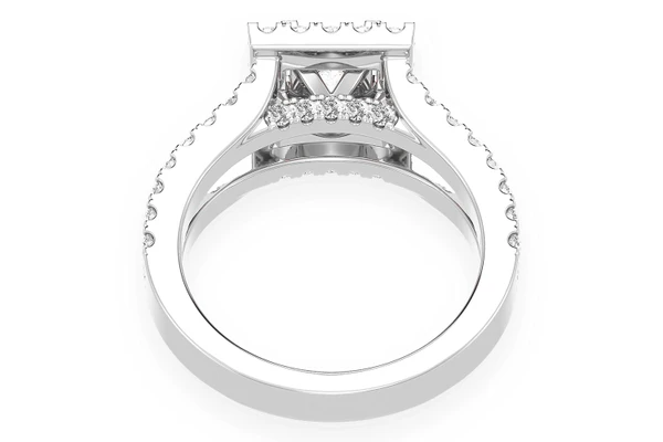 Sphinx - .75ct Princess Cut Solitaire - Diamond Engagement Ring - All Natural
