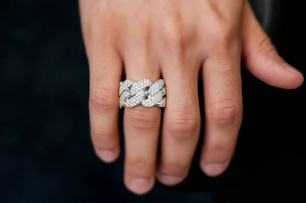 Super Miami Cuban Diamond Ring 14k Solid Gold 2.50ctw