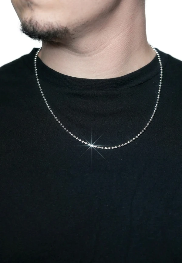2.5MM Sterling Silver Mooncut Chain