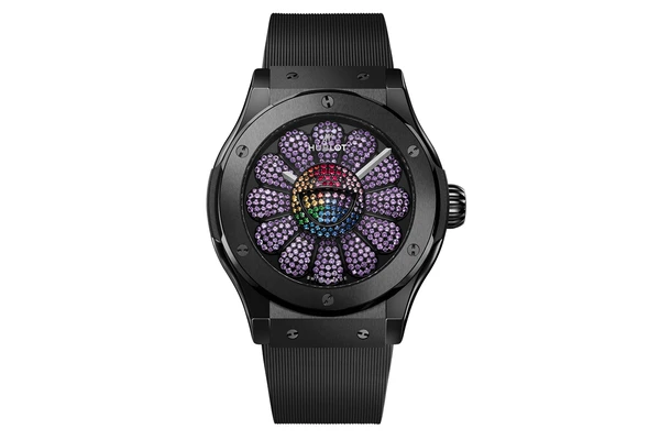 Hublot - Classic Fusion Takashi Murakami Black Ceramic Amethysts - 507.cx.9006.rx.tak23 - Ceramic (rb2095)