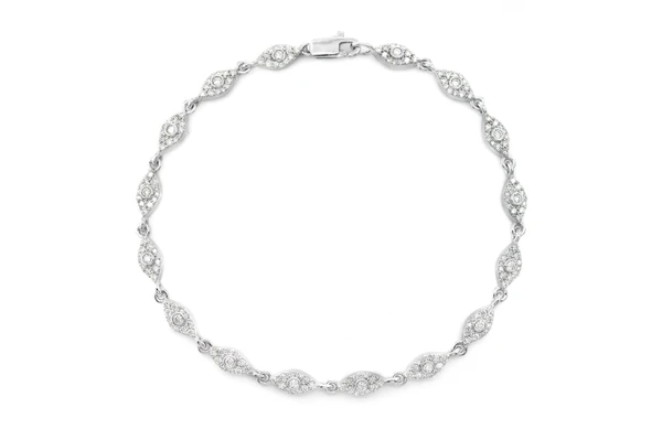 Evil Eye Link Diamond Bracelet 14k Solid Gold 1.50ctw