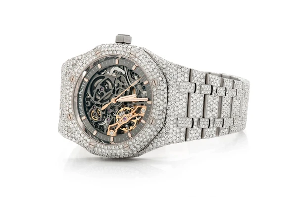 Audemars Piguet Royal Oak Skeleton 41MM - Fully Iced Out
