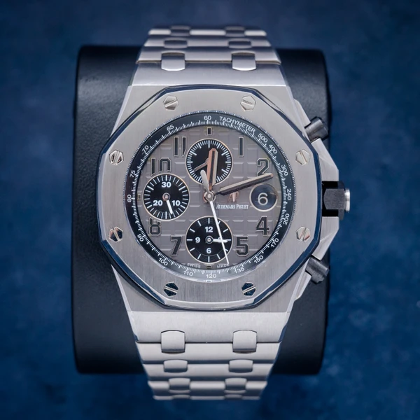 Audemars Piguet Royal Oak Offshore (26470st) - "elephant" Steel Bracelet Ceramic Pushers