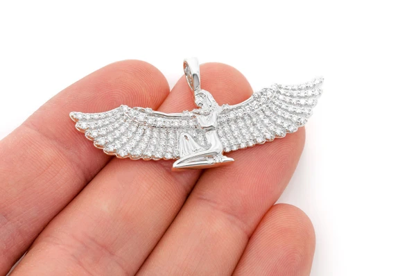 Ma'at Diamond Pendant 14k Solid Gold 1.33ctw