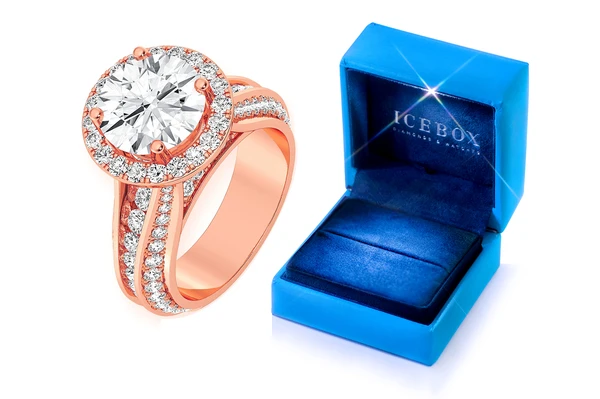 Monst - 2.00ct Round Solitaire - Diamond Engagement Ring - All Natural