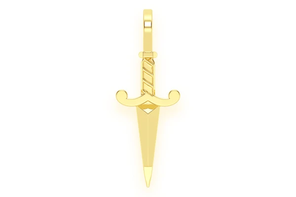 Gold Dagger 14k Solid Gold