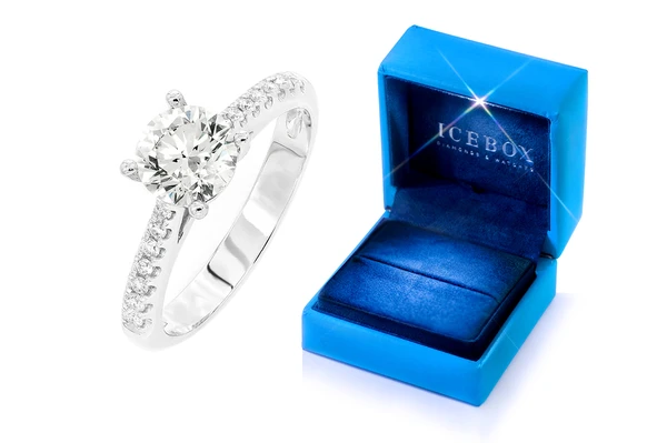 1.00ct Round Solitaire - Diamond Engagement Ring - All Natural