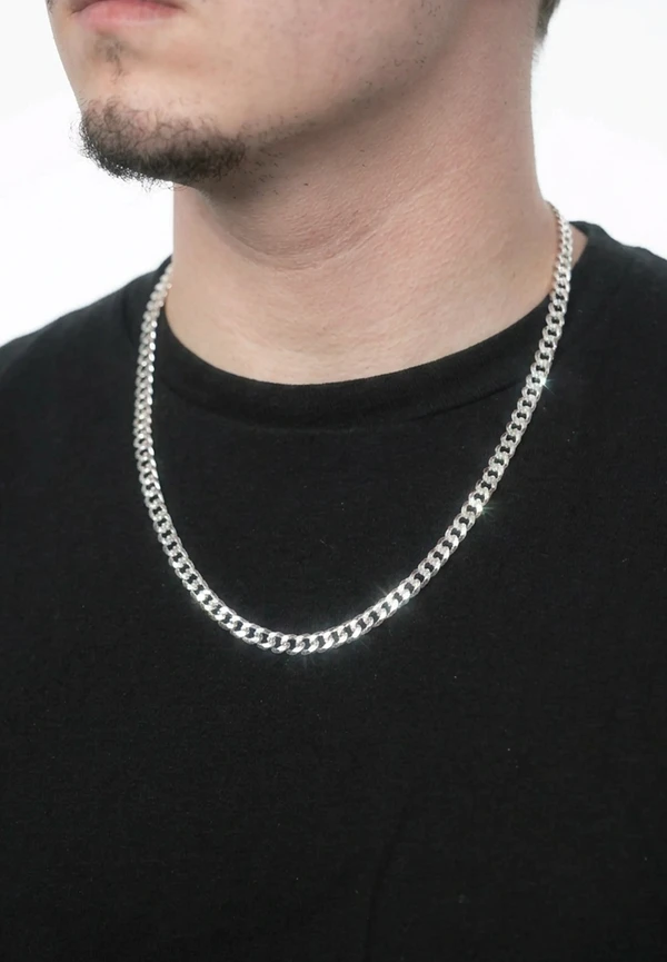 5.5MM Sterling Silver Flat Curb Chain