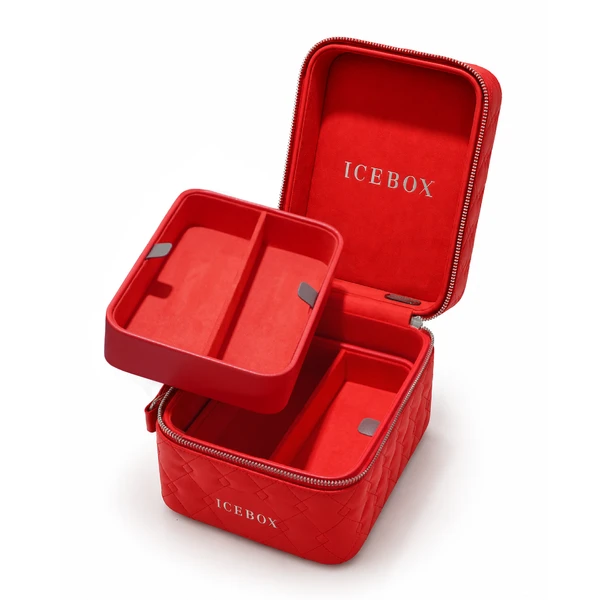 Icebox Leather World Traveler Jewelry Case - 4 Sunglasses Medium