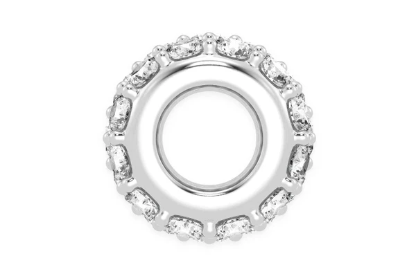 Icebox Hair Bead 14k Solid Gold 1.00ctw