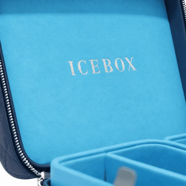 Icebox Leather World Traveler Watch Case - 8 Watches
