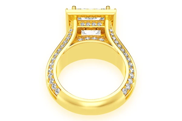 Sphinx - 3.00ct Princess Cut - Diamond Engagement Ring - All Natural