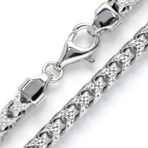 7MM Sterling Silver Franco Chain