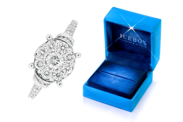 1.00ctw - Round Composite Milgrain - Diamond Engagement Ring - All Natural